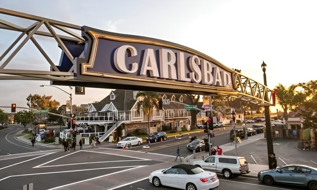 Carlsbad California vacation rental property management sign